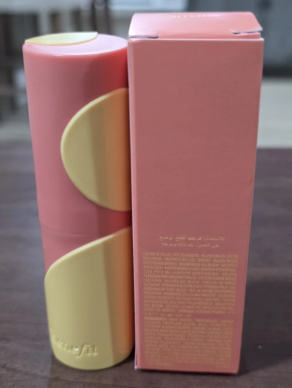 Benefit Juice Stick Dewy Gel Blush Shellie (Warm seashell-pink) Pls See Pics